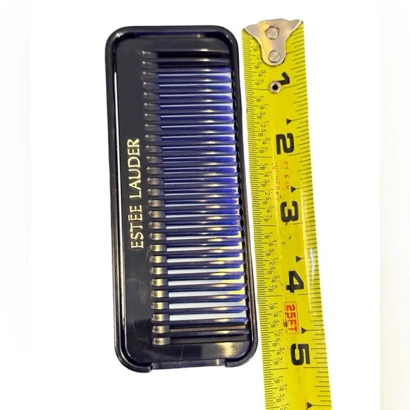 Vintage ESTEE LAUDER Comb Mirror Set Travel Size 5” Purse Vacation Travel Mini - Picture 2 of 8